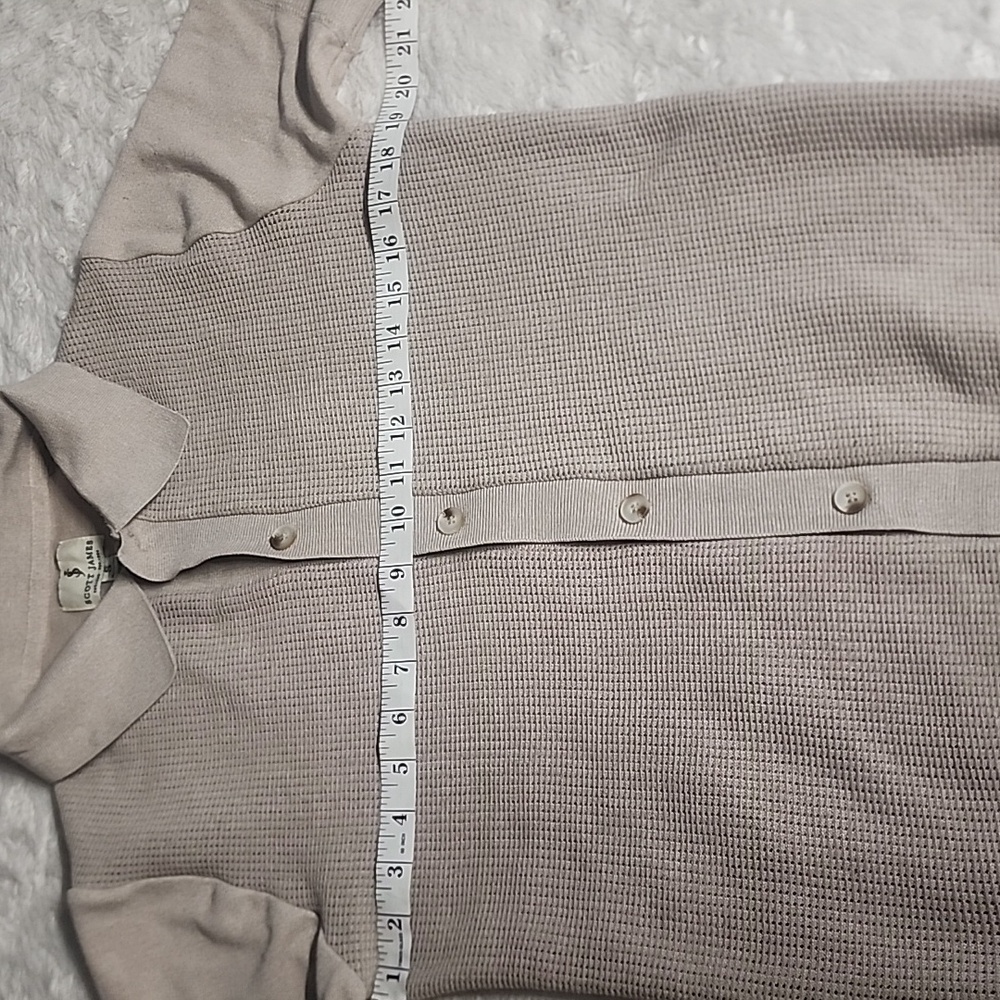 Beige Button-Up Shirt - Picture 4 of 8